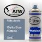 Preview: Mitsubishi, Rialto Blue Metallic, DAO: 400ml Sprühdose, von ATW Autoteile West.
